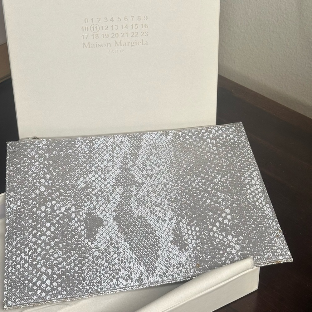 Limited Edition Maison Margiela Clutch in Silver